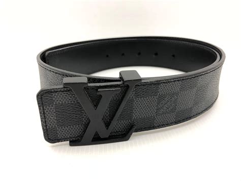 lv damier graphite belt|louis vuitton damier belt men.